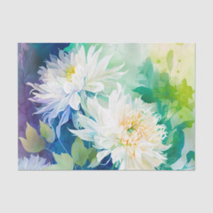 DAHLIAS decoupage paper