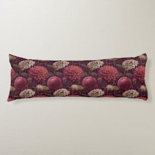 Dahlias Flower Condo Decor Modern Sofa Body Cushion