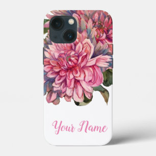 dahlias flowers iPhone 13 mini case