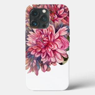 dahlias flowers iPhone 13 pro case