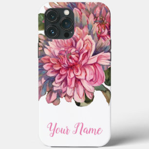 dahlias flowers iPhone 13 pro max case