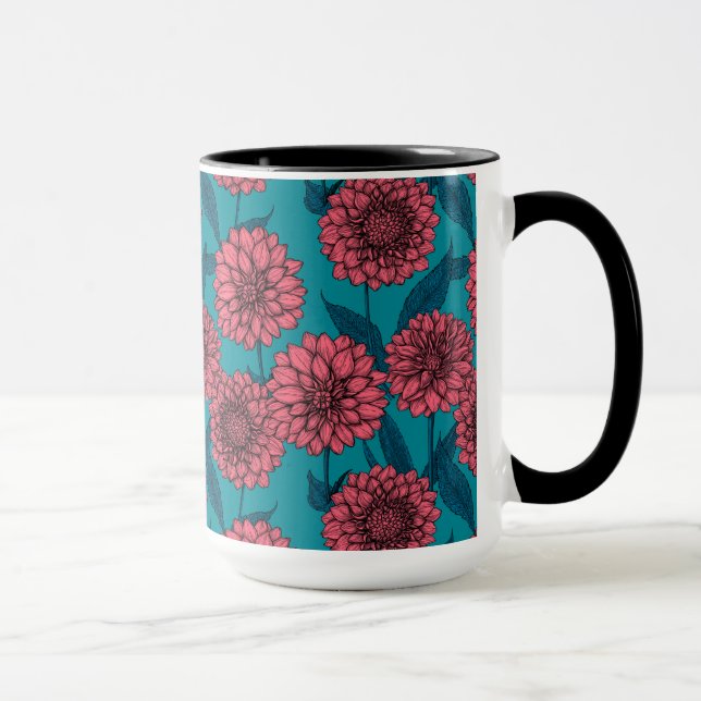 Dahlias Mug (Right)