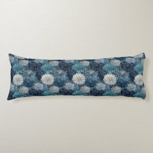 Dahlias Print Home Makeover Vintage Couch Body Cushion