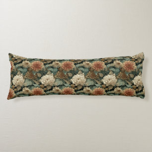 Dahlias Texture Beach House Decor Retro Memory Foa Body Cushion