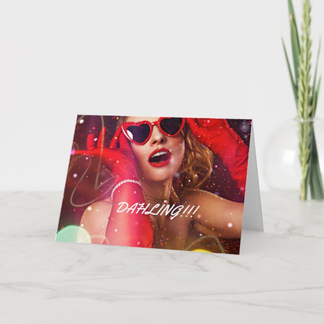 DAHLING - BIRTHDAY CARD (Front)