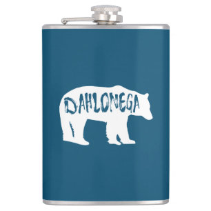 Dahlonega Georgia Bear Hip Flask