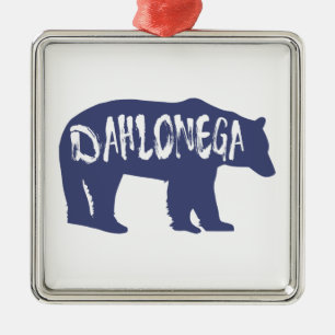 Dahlonega Georgia Bear Metal Tree Decoration