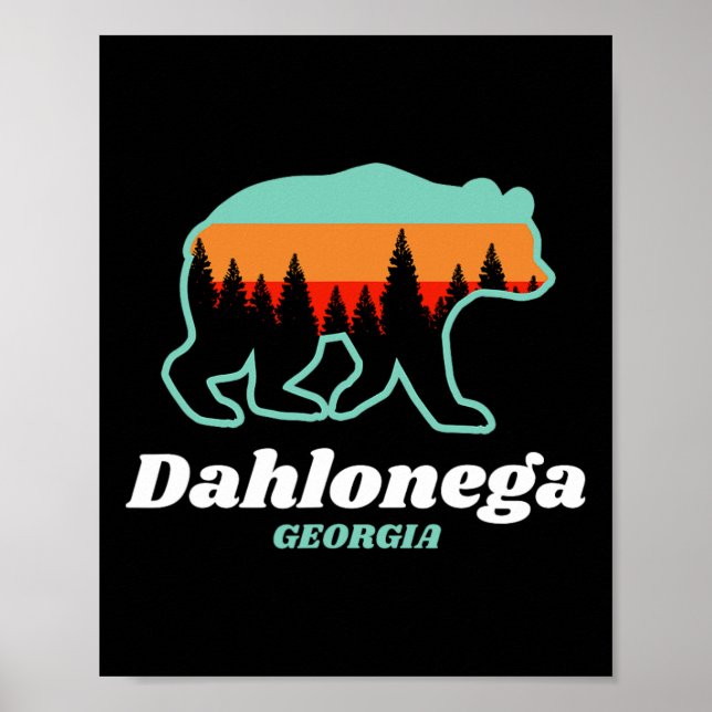 Dahlonega Georgia Bear Mountains Country  Poster (Front)