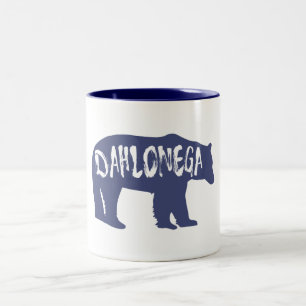 Dahlonega Georgia Bear Two-Tone Coffee Mug