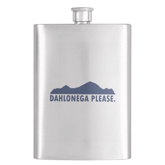 Dahlonega Georgia Please Hip Flask (Front)