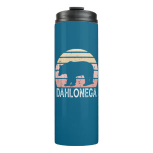 Dahlonega Georgia Retro Bear Thermal Tumbler