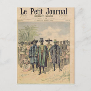 Dahomeans on the Champs de Mars Postcard