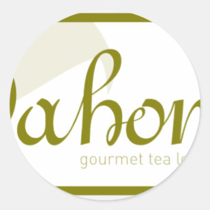 dahon logo classic round sticker