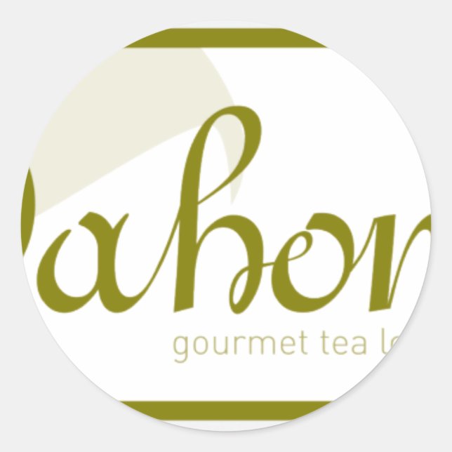 dahon logo classic round sticker (Front)