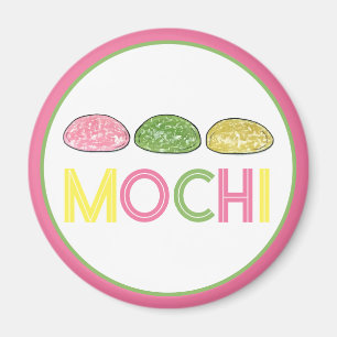 Daifuku Mochi Japanese New Year Rice Cake Food Magnet