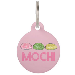 Daifuku Mochi Japanese New Year Rice Cake Food Pet Tag
