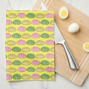 Daifuku Mochi Japanese New Year Rice Cake Food Tea Towel