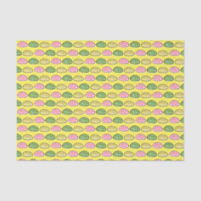 Daifuku Mochi Japanese New Year Rice Cake Food Tissue Paper (Front)