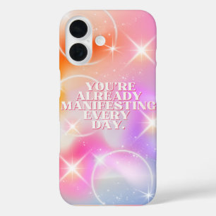 Daily Affirmation, Law of Attraction, Motivational iPhone 16 Case