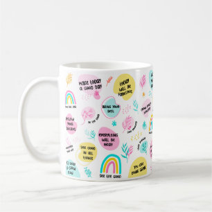 Daily Affirmation Manifestation Mug Inspirational