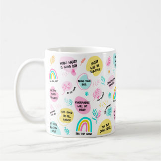 Daily Affirmation Manifestation Mug Inspirational