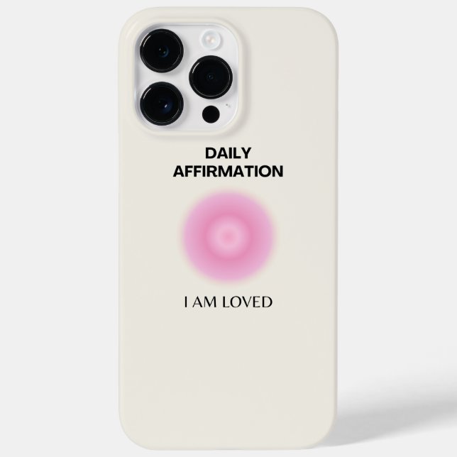 Daily Affirmation, Positive Affirmation, Spiritual Case-Mate iPhone Case (Back)