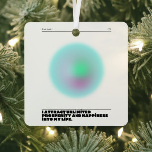 daily affirmations manifestation metal tree decoration