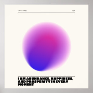 daily affirmations manifestation  poster