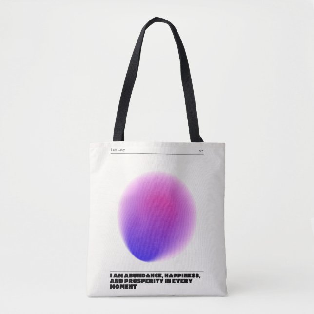 daily affirmations manifestation  tote bag (Front)
