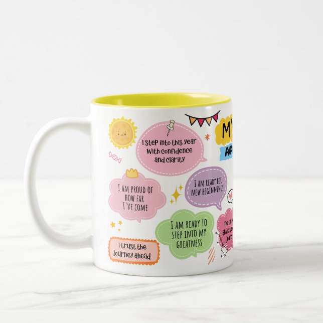 Daily Affirmations Mug (Left)