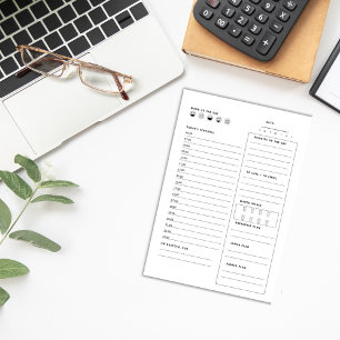 Daily Agenda  Notepad
