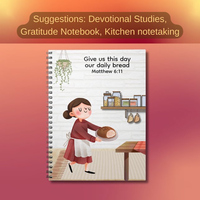 Daily Bread – Faith & Gratitude Notebook (Give us this day journal)