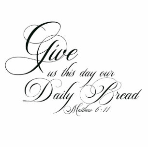 Daily bread magnet photo sculpture magnet