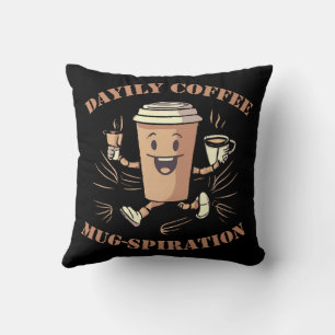 Daily Coffee Mugspiration Cushion