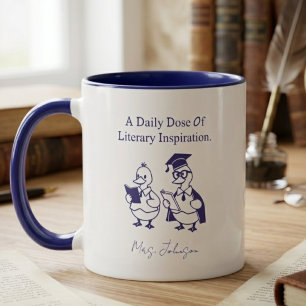Daily Dose Of Literary Inspiration Book Lover Mug