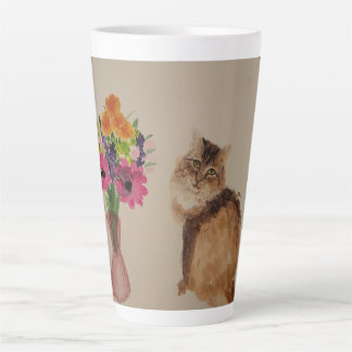 Daily Empress Allie the cat Latte Mug