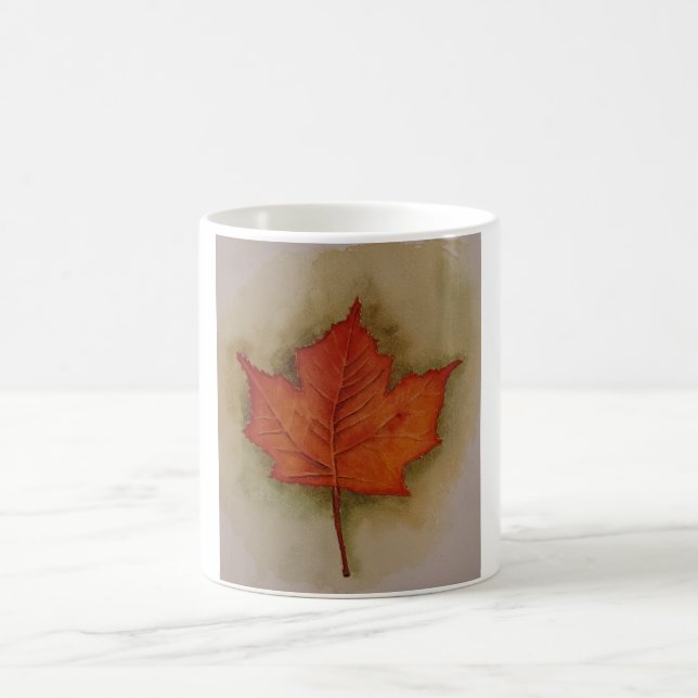 Daily Empress Autumn leaf Coffee Mug (Center)
