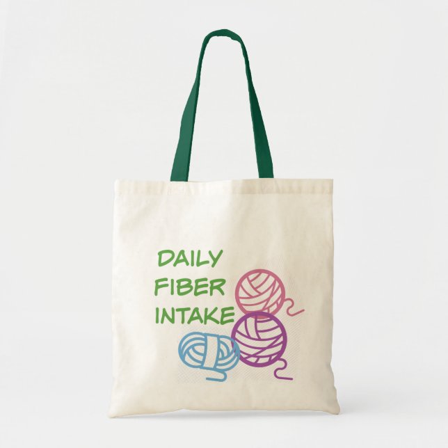 Daily Fibre Intake Tote Bag (Front)