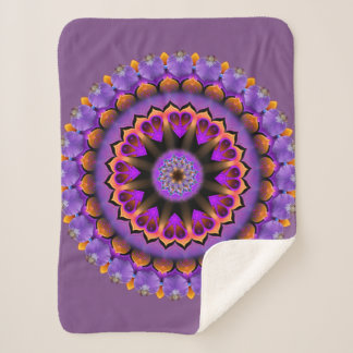 Daily Focus 10.31.17 Love Mandala Sherpa Blanket