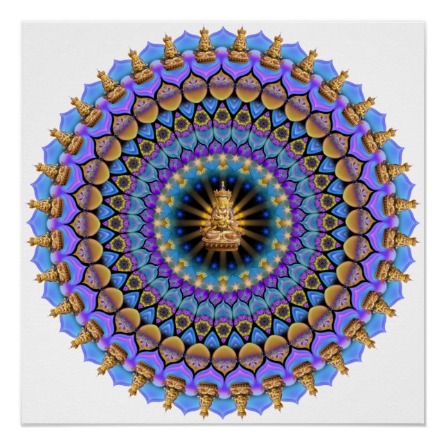 Daily Focus 11.23.17 Buddha Mandala Poster (Front)