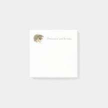 Daily Goals Notes – Hedgehog