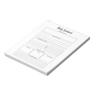 Daily Gratitude Notepad