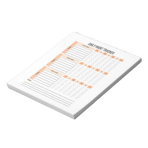 Daily Habit Tracker Notepad