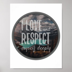 daily inspirational affirmations for life poster