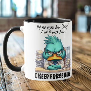 Daily Laughs and Coffee Breaks - Funny Coffee Mug