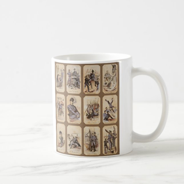 Daily Life in a Union Military Camp the Civil War Coffee Mug (Right)