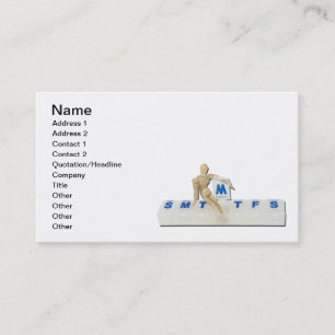 Daily Medical Caretaker Business Card