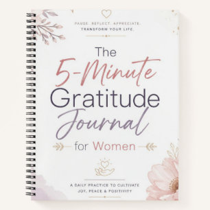 Daily Mindfulness & Positive Reflection Notebook