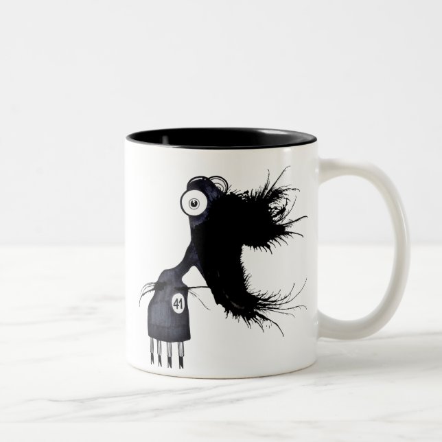 Daily-Monster-41 Two-Tone Coffee Mug (Right)