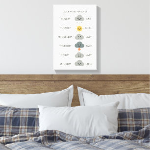 Daily Mood Forecast – Minimalist Mood Canvas
